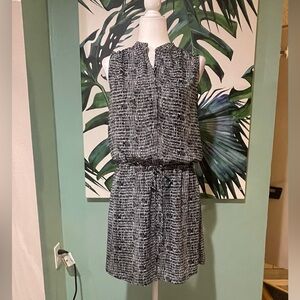 Hilary Radley Black and White Mini Dress